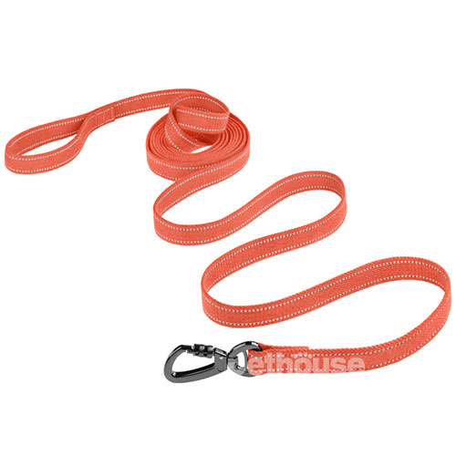 Barksi Поводок брезентовый для собак, оранжевый
