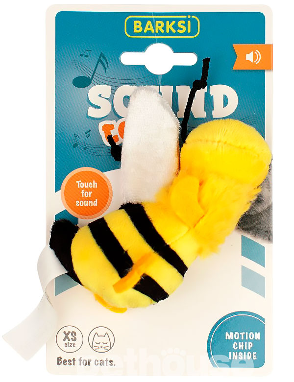 Barksi Sound Toy Пчелка со звуком для кошек, фото 3