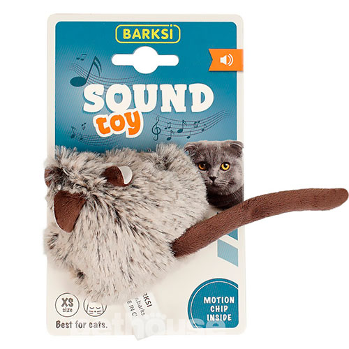 Barksi Sound Toy Мишка зі звуком для котів, фото 3