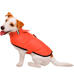 Barksi Textile Дождевик для собак, оранжевый