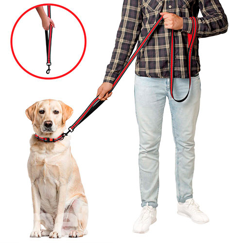 Barksi Mesh 2in1 Поводок для собак, красный Barksi Mesh 2in1 Поводок для собак, красный