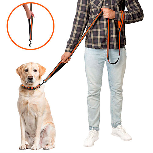 Barksi Mesh 2in1 Повідець для собак, помаранчевий Barksi Mesh 2in1 Повідець для собак, помаранчевий