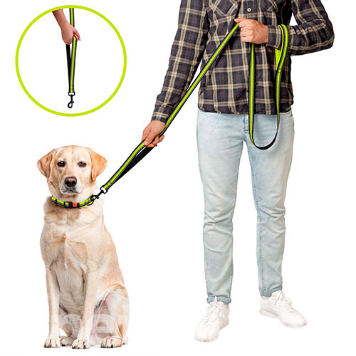 Barksi Mesh 2in1 Поводок для собак, лимонный Barksi Mesh 2in1 Поводок для собак, лимонный