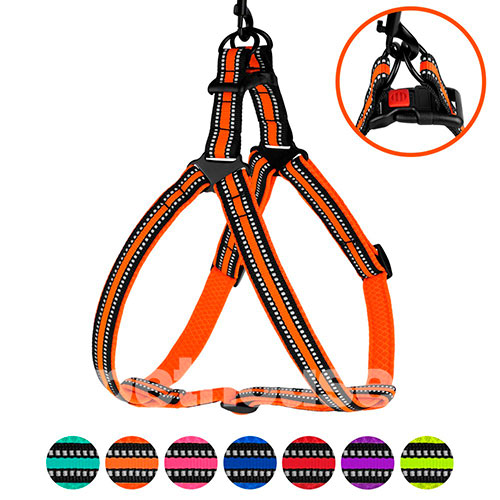 Barksi Mesh Шлея "Стандарт" для собак, оранжевая Barksi Mesh Шлея "Стандарт" для собак, оранжевая