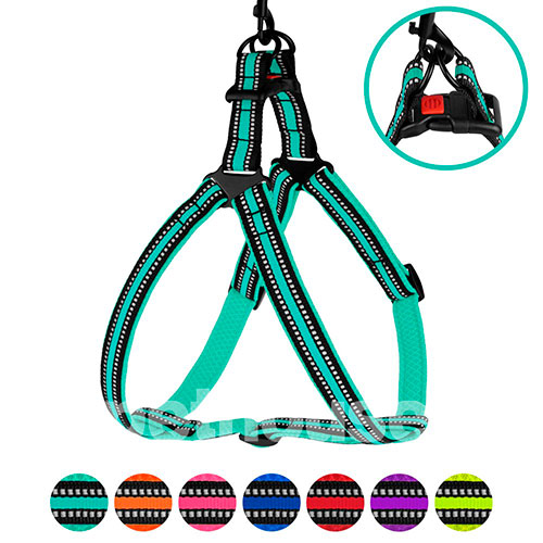 Barksi Mesh Шлея "Стандарт" для собак, ментоловая Barksi Mesh Шлея "Стандарт" для собак, ментоловая