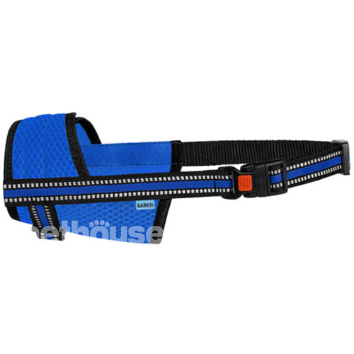 Barksi Mesh Универсальный намордник для собак, синий Barksi Mesh Универсальный намордник для собак, синий