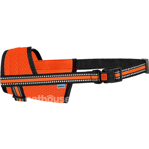 Barksi Mesh Універсальний намордник для собак, помаранчевий