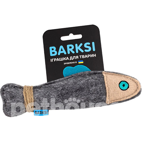 Barksi Рыбка с веревкой для кошек