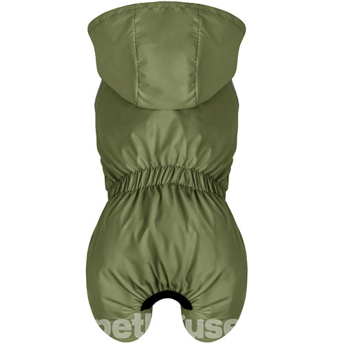Barksi Textile Комбинезон-дождевик для собак, оливковый