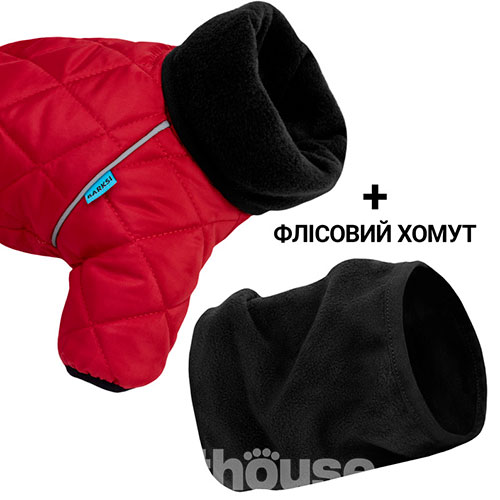 Barksi Textile Комбинезон для собак, красный
