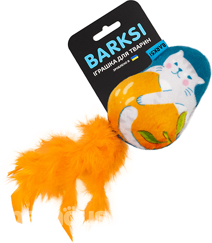 Barksi Кот с апельсином и колокольчиком для кошек
