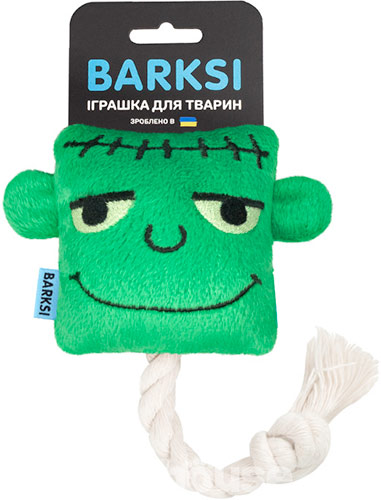 Barksi Фрэнки с пищалкой и канатом для собак