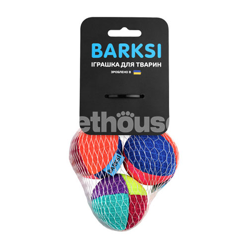 Barksi Набір м'ячів з дзвіночком для котів