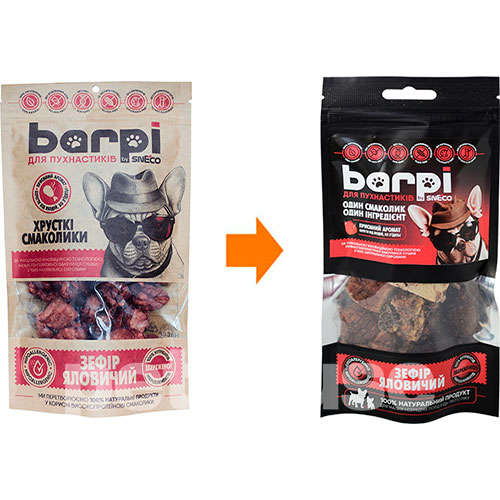 Barpi "Зефір яловичий" для собак