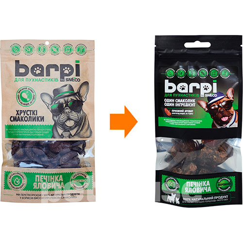 Barpi Печінка яловича для собак