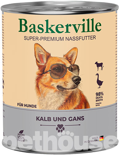 Baskerville Телятина с мясом гуся для собак