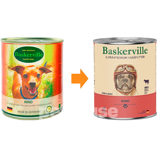 Baskerville Яловичина для собак