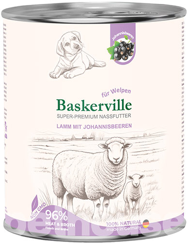 Baskerville Ягненок со смородиной для щенков Baskerville Ягненок со смородиной для щенков