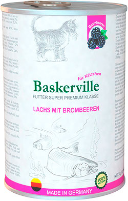 Baskerville Лосось з ожиною для кошенят