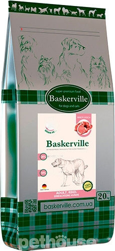 Baskerville Grain Free Dog Adult Beef