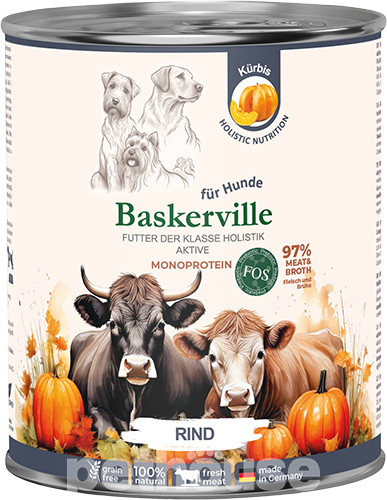 Baskerville Monoprotein Говядина для собак