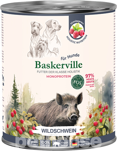 Baskerville Monoprotein Дикий кабан для собак