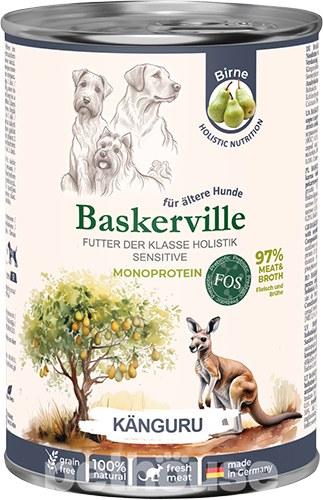 Baskerville Monoprotein Кенгуру для собак