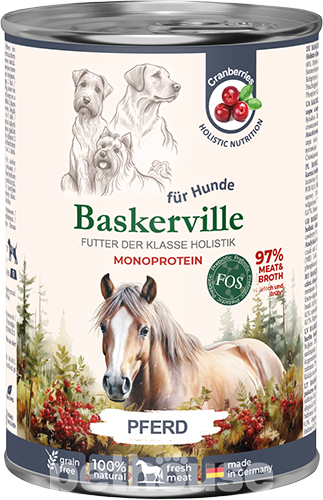 Baskerville Monoprotein Конина для собак