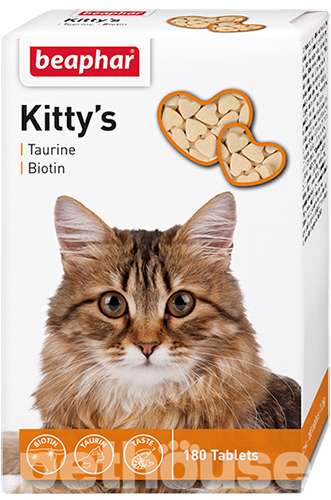 Beaphar Kitty's Taurin + Biotin - витамины для взрослых кошек