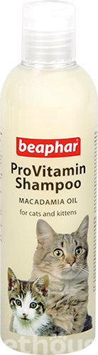 Beaphar Pro Vitamin Shampoo Macadamia Шампунь для котів та кошенят з чутливою шкірою