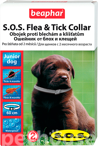 Beaphar SOS Flea and Tick Collar Ошейник для щенков 60 см
