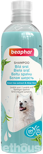 Beaphar Shampoo Green Tea & Aloe Vera Шампунь для собак с белоснежной шерстью