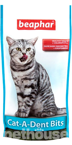 Beaphar Cat-A-Dent Bits - подушечки для чищення зубів котів
