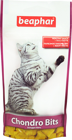 Beaphar Chondro Bits - подушечки для здоров'я суглобів котів