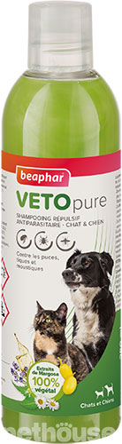 Beaphar Veto Pure Шампунь от блох и клещей для кошек и собак