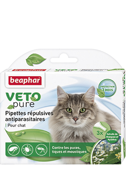 Beaphar Bio Spot On Veto pure Краплі від бліх, кліщів та комарів для ...