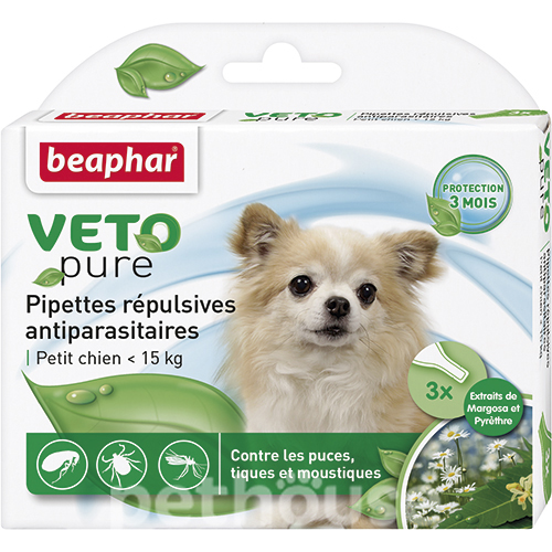 Beaphar Bio Spot On Veto pure Краплі від бліх, кліщів та комарів для собак малих порід