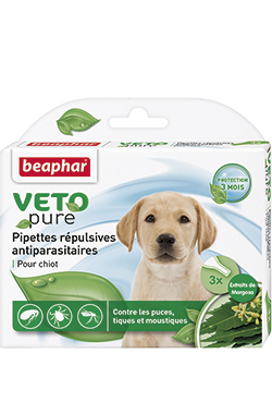 Beaphar Bio Spot On Veto pure Краплі від бліх, кліщів та комарів для цуценят