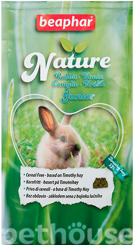 Beaphar Nature Корм с тимофеевкой для крольчат