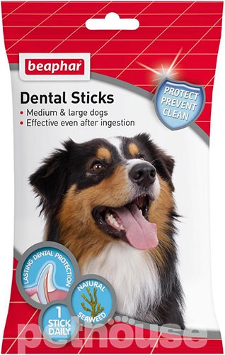 Beaphar Dental Sticks Жувальні палички для собак середніх і великих порід