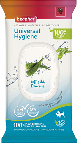 Beaphar Pet Wipes Universal Hygiene Влажные салфетки для собак и кошек