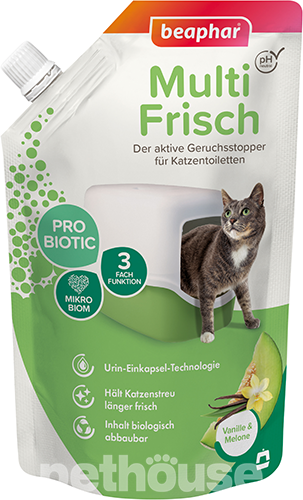 Beaphar Multi Fresh Дезодорант для котячого туалету, з ароматом ванілі та дині