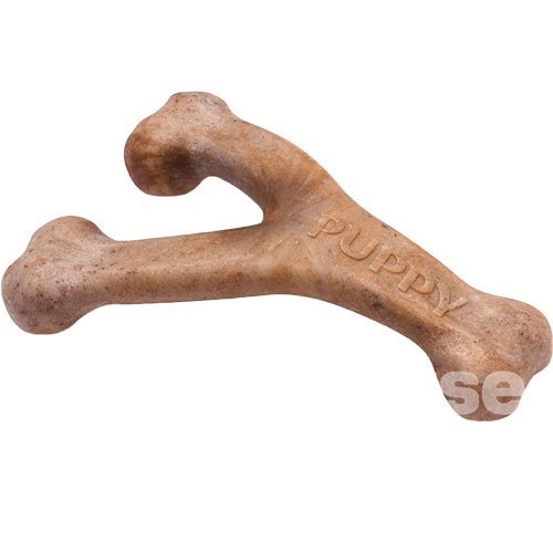 Benebone Puppy Wishbone Bacon Жувальна іграшка зі смаком бекону для цуценят