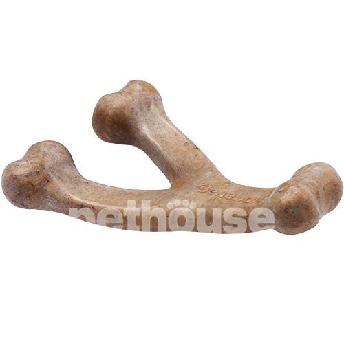 Benebone Puppy Wishbone Bacon Жувальна іграшка зі смаком бекону для цуценят