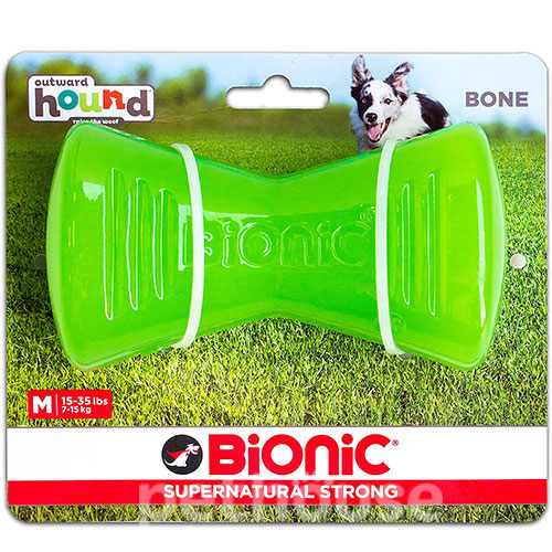 Bionic Bone Игрушка-косточка для лакомств для собак, средняя, фото 4