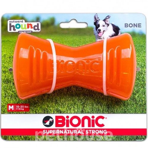 Bionic Bone Игрушка-косточка для лакомств для собак, средняя, фото 5