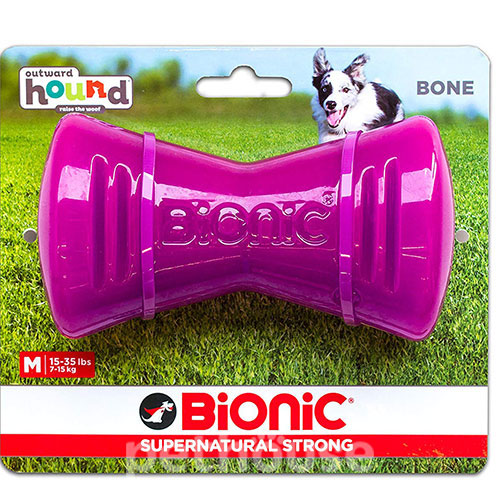 Bionic Bone Іграшка-кісточка для ласощів для собак, середня, фото 6