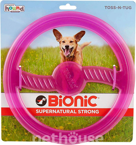 Bionic Toss-N-Tug Игрушка-кольцо для собак, фото 5