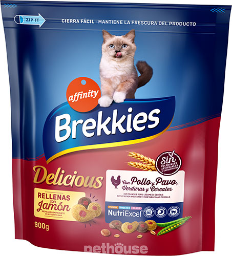Brekkies Cat Delicious Meat, фото 2