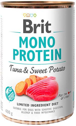 Brit Mono Protein Dog з тунцем і солодкою картоплею